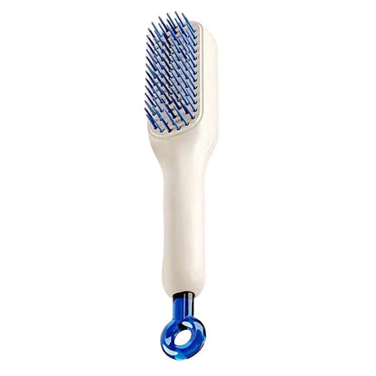  1 Retractable Comb Self-Cleaning Hair Brush Anti-Static Massage Comb Smooth Comfortable Hair Portable Hair Brush for Home Woman